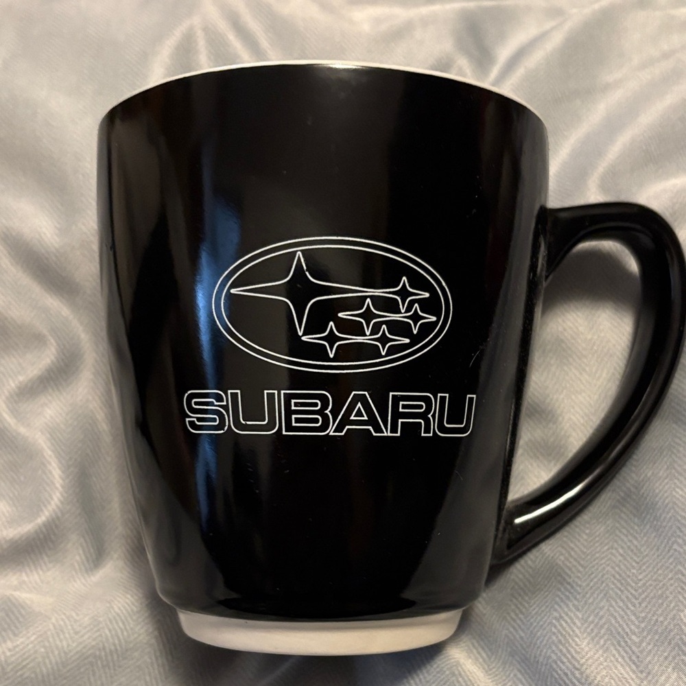Black Subaru Mug